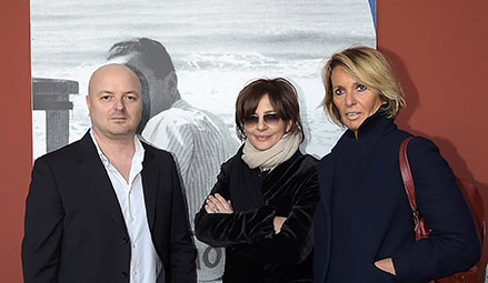 Andrea W. Castellana Direttore ICMA con Laura Morante attrice e regista e Paola Poli Vicedirettore Artistico