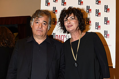 Alessandro Munari Presidente B.A.Film Factory con la moglie Antonella