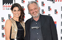 Valeria Solarino attrice e madrina BAFF 2015 con Steve Della Casa Direttore Artistico BAFF
