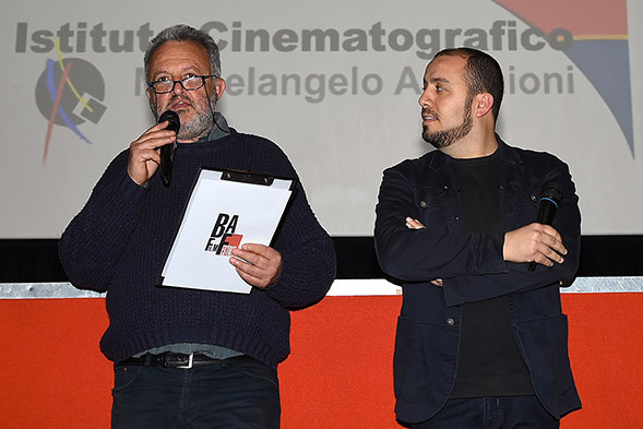 Steve Della Casa Direttore Artistico B.A. Film Festival e Peter Marcias regista