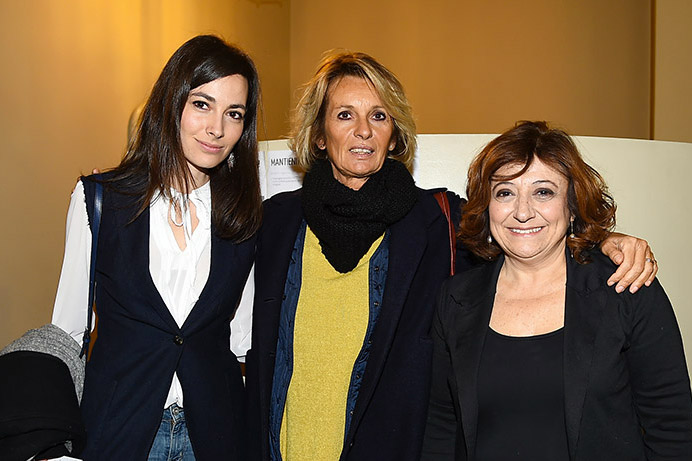 Laura Delli Colli, Daniela Virgilio e Paola Poli Vice direttore Artistico BAFF