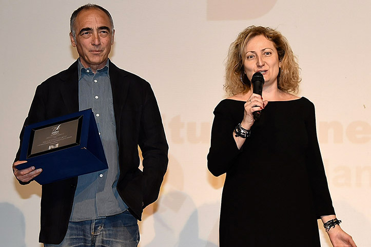 Francesca Levi e Alessandro Boschi Premio Lello Bersani a Hollywood Party-Radio RAI 3