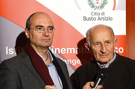 Don Gino Rigoldi con Nicola Conti di Mediafriends