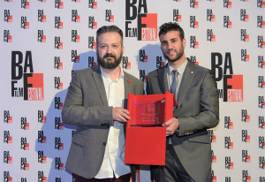 Francesco Rotunno e Ciro Tomaniuoli premio miglior corto Virtual Reality